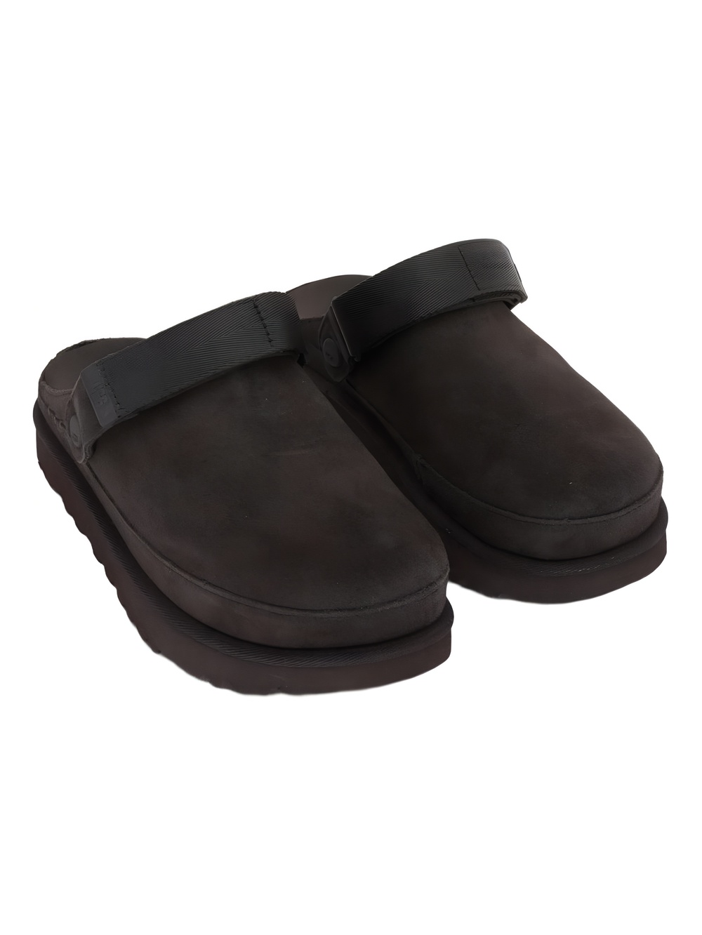 Ugg Goldenstar Suede Backstrap Clogs Dusted Coco Brown Size 8.5
